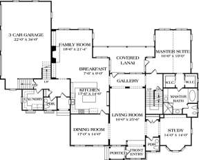 Floorplan 2 for House Plan #3323-00483