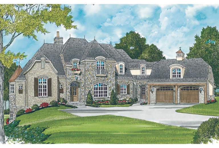 House Plan House Plan #13039 Front Elevation