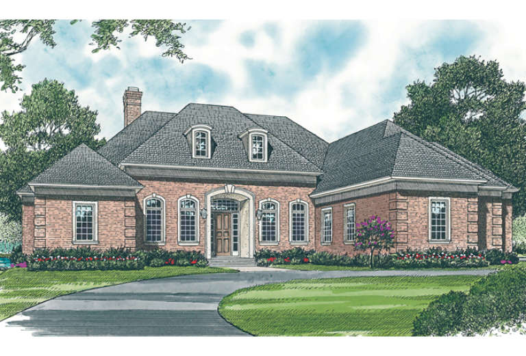 House Plan House Plan #13042 Front Elevation