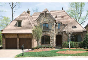 European House Plan #3323-00489 Elevation Photo