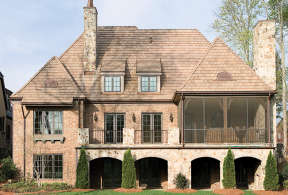 European House Plan #3323-00489 Elevation Photo