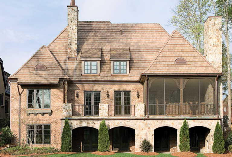 European House Plan #3323-00489 Elevation Photo
