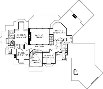 Floorplan 3 for House Plan #3323-00490