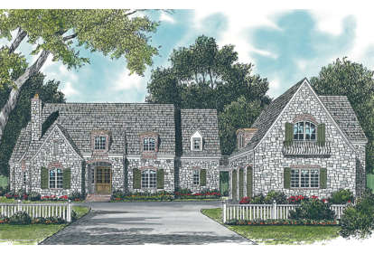 5 Bed, 6 Bath, 5043 Square Foot House Plan - #3323-00491