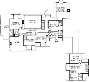 Floorplan 2 for House Plan #3323-00491