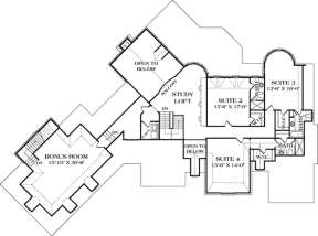 Floorplan 3 for House Plan #3323-00494
