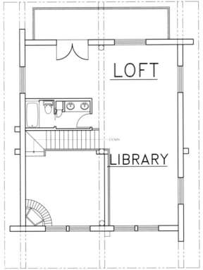 Second Floor for House Plan #039-00063