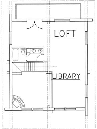 Second Floor for House Plan #039-00063
