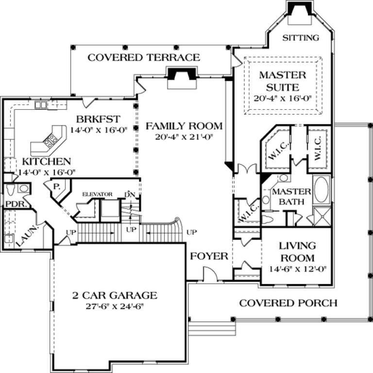 House Plan House Plan #13050 Drawing 2