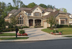 Luxury House Plan #3323-00497 Elevation Photo