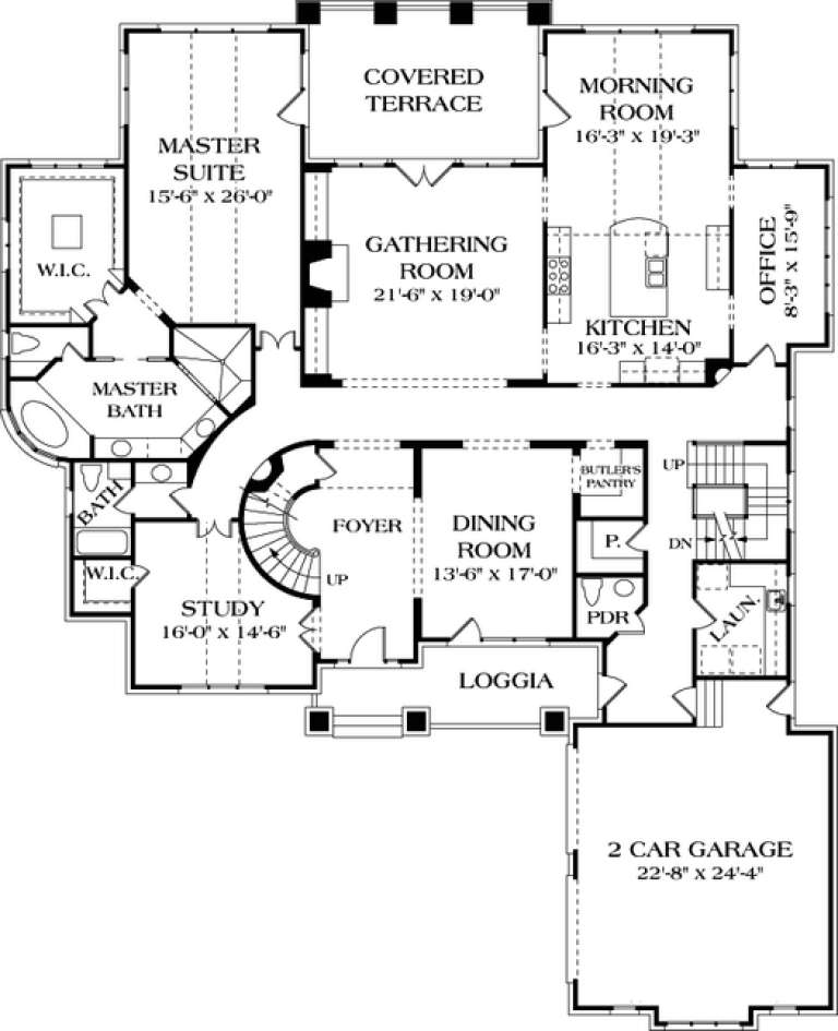 House Plan House Plan #13051 Drawing 2