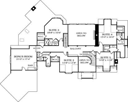 Floorplan 2 for House Plan #3323-00499