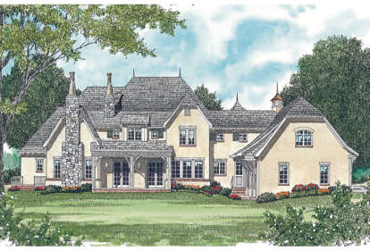 European House Plan #3323-00500 Elevation Photo