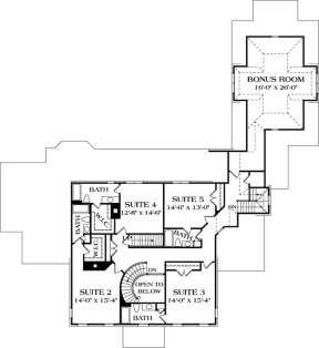 Floorplan 2 for House Plan #3323-00501