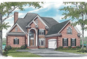Traditional House Plan #3323-00502 Elevation Photo