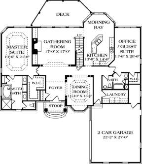 Floorplan 2 for House Plan #3323-00502
