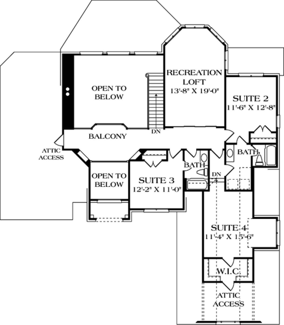 Floorplan 3 for House Plan #3323-00502