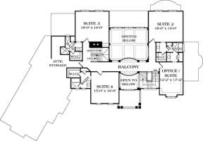 Floorplan 3 for House Plan #3323-00505