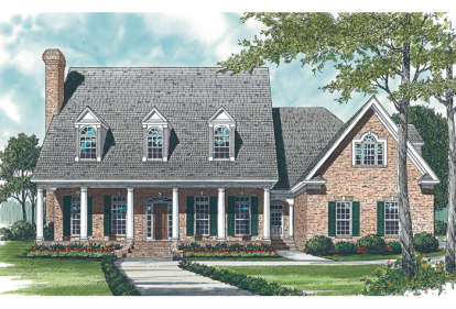 Country House Plan #3323-00506 Elevation Photo