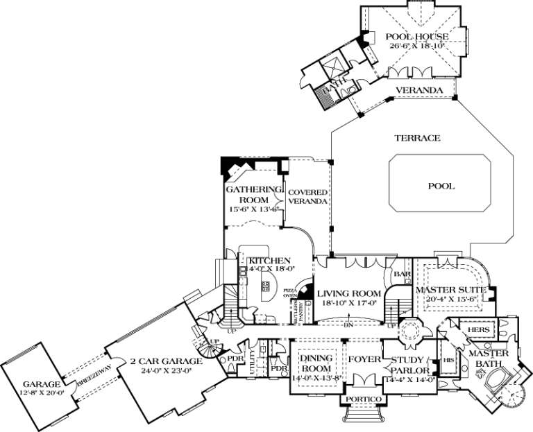 House Plan House Plan #13061 Drawing 1