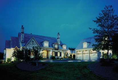 Luxury House Plan #3323-00508 Elevation Photo