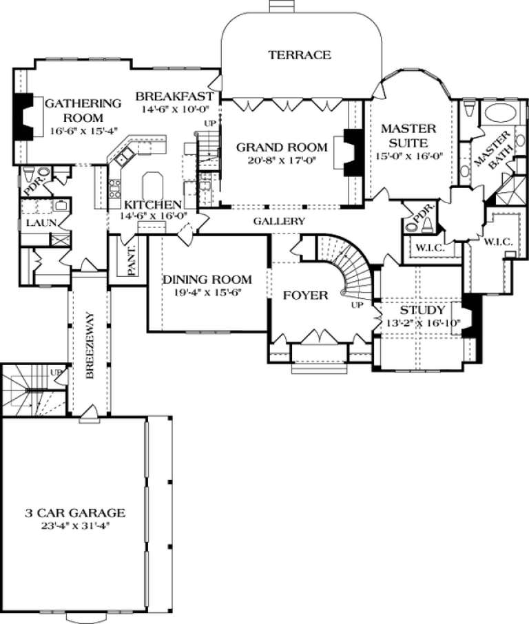 House Plan House Plan #13063 Drawing 1