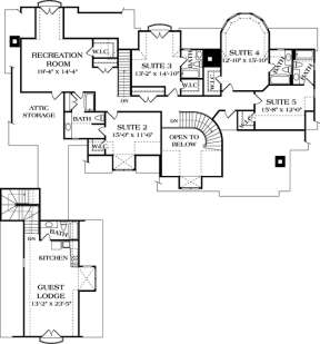 Floorplan 2 for House Plan #3323-00509