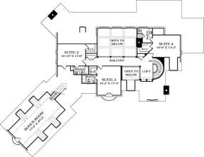 Floorplan 2 for House Plan #3323-00510