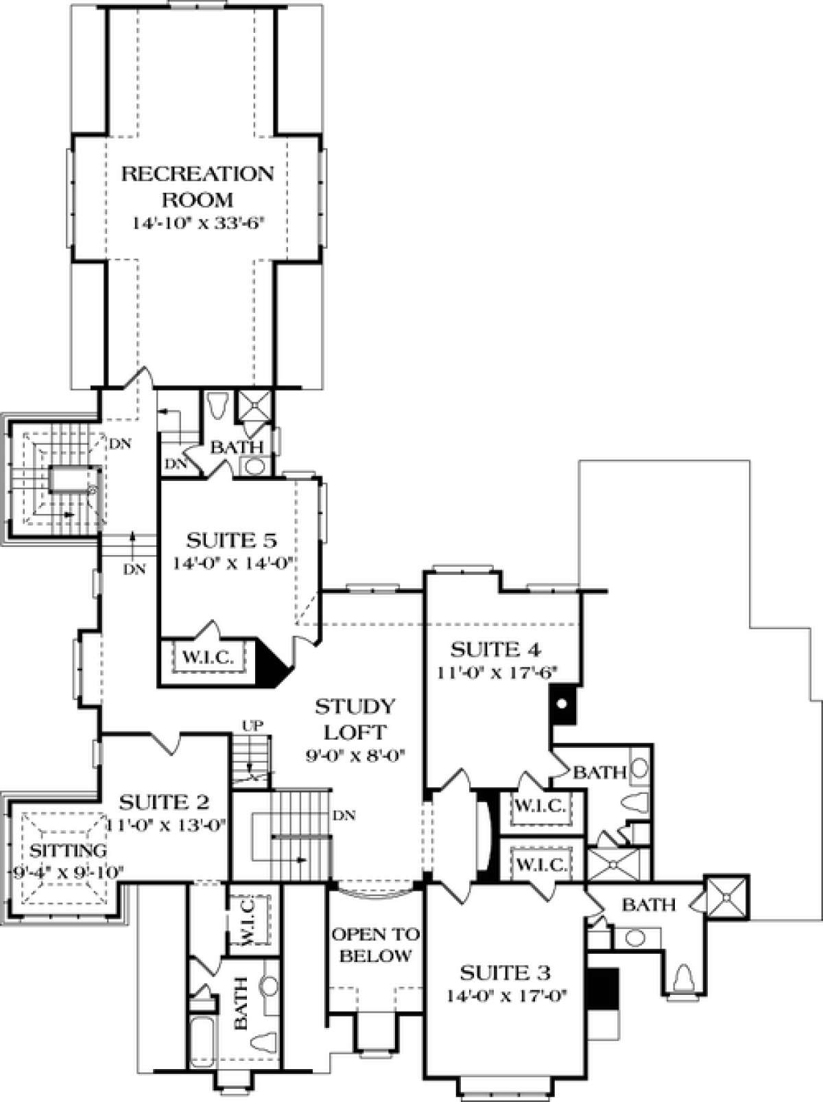 Floorplan 2 for House Plan #3323-00514