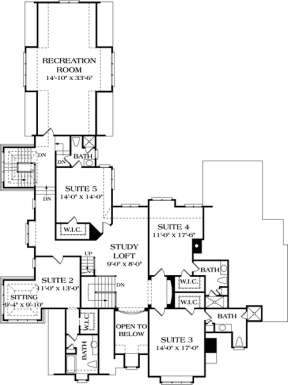 Floorplan 2 for House Plan #3323-00514