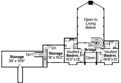 Floorplan 2 for House Plan #035-00370
