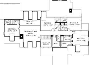 Floorplan 2 for House Plan #3323-00519