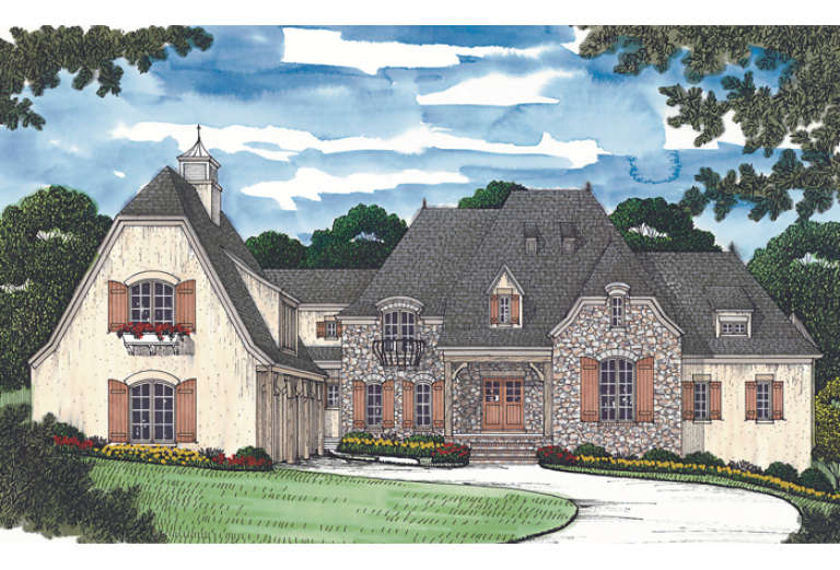 House Plan House Plan #13075 Front Elevation