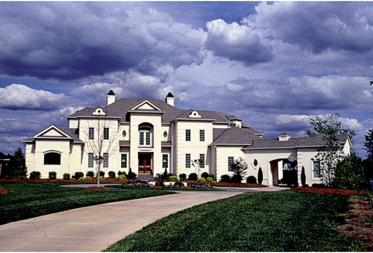 Luxury House Plan #3323-00523 Elevation Photo