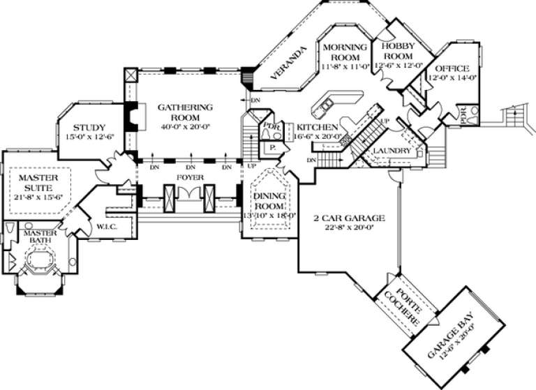 House Plan House Plan #13077 Drawing 2