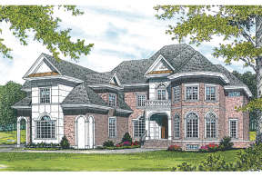 Traditional House Plan #3323-00525 Elevation Photo