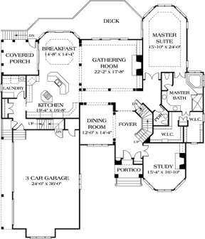 Floorplan 2 for House Plan #3323-00525