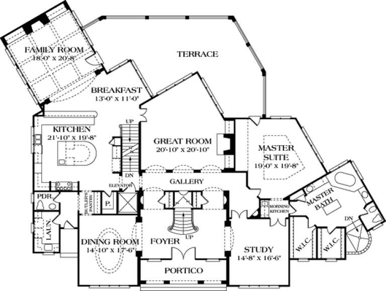 House Plan House Plan #13080 Drawing 2