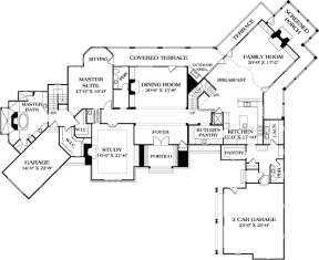 Floorplan 2 for House Plan #3323-00528