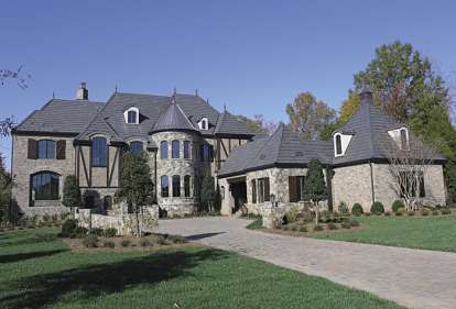 6 Bed, 6 Bath, 10467 Square Foot House Plan - #3323-00530