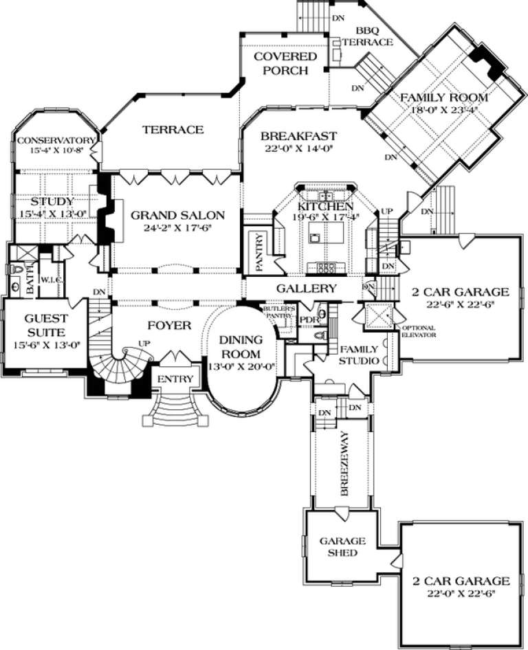 House Plan House Plan #13084 Drawing 2