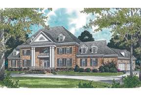 Luxury House Plan #3323-00531 Elevation Photo