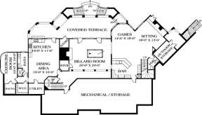 Floorplan 1 for House Plan #3323-00531