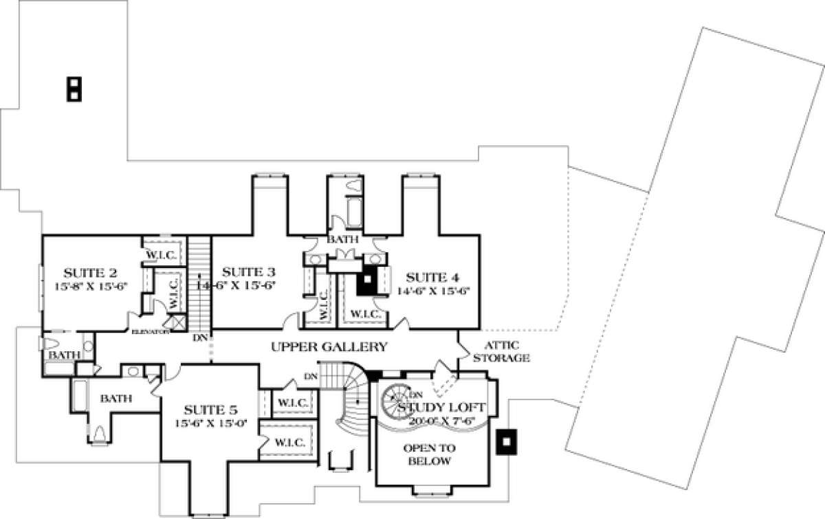 Floorplan 3 for House Plan #3323-00535