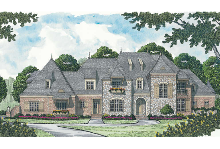 House Plan House Plan #13091 Front Elevation