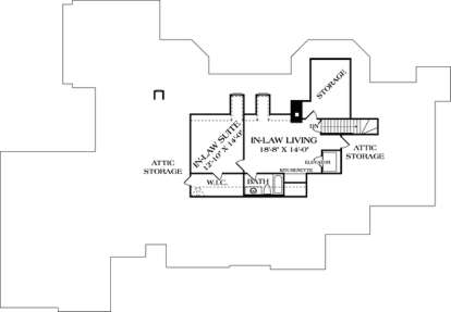 Floorplan 3 for House Plan #3323-00537