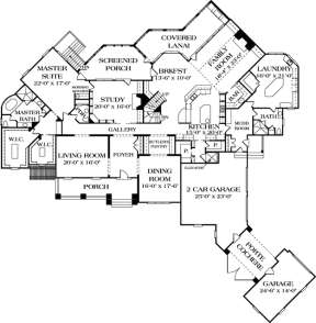 Floorplan 2 for House Plan #3323-00539