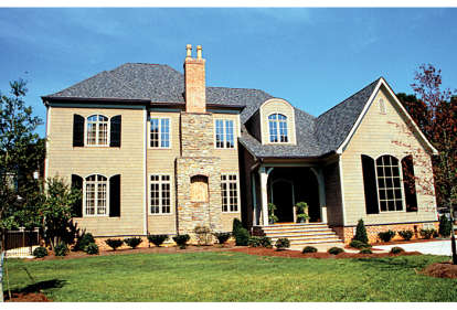 Luxury House Plan #3323-00542 Elevation Photo