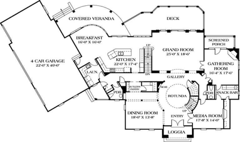 House Plan House Plan #13097 Drawing 2