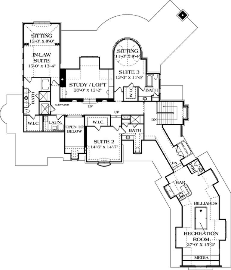 House Plan House Plan #13099 Drawing 2